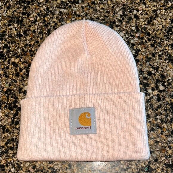 NEW Carhartt Light Pink Beanie - Picture 2 of 5
